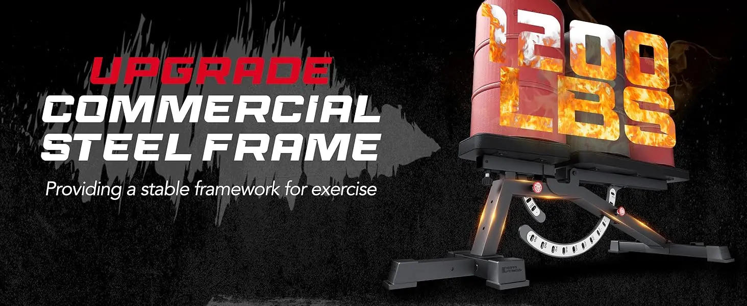 Description Picture 4 of itemAdjustable Weight Bench, Bench3000 MAX Heavy Duty Workout Bench Press with Leg Extension and Preacher Pad for Home