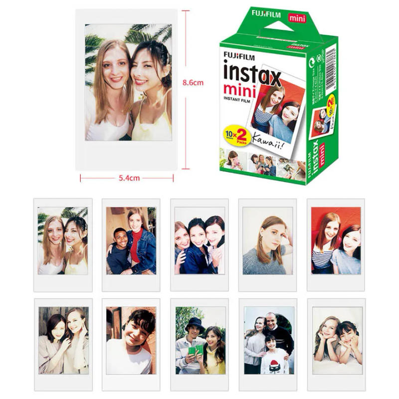 Description Picture 3 of itemNew 10-20 Sheets Fujifilm Instax Mini Film White Edge Photo Paper For Mini 12 11 9 8 40 70 90 LINK 2 LiPlay Instant Camera
