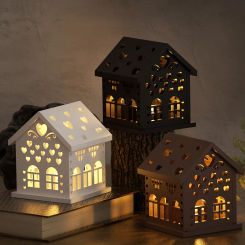4PCS/set HOME Houses Candle Holder Silicone Mold for Handmade Resin Concrete Heart House Candlestick Craft Molds Home Decor