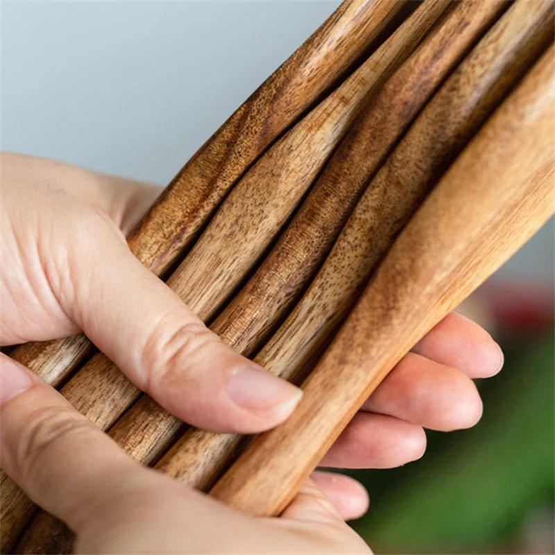 Description Picture 4 of itemTeak Wood Long Handle Spatula Kitchen Turner Non Stick Cooking Utensils Wooden Salad Spatula Baking Scraper Rice Shovel Cookware