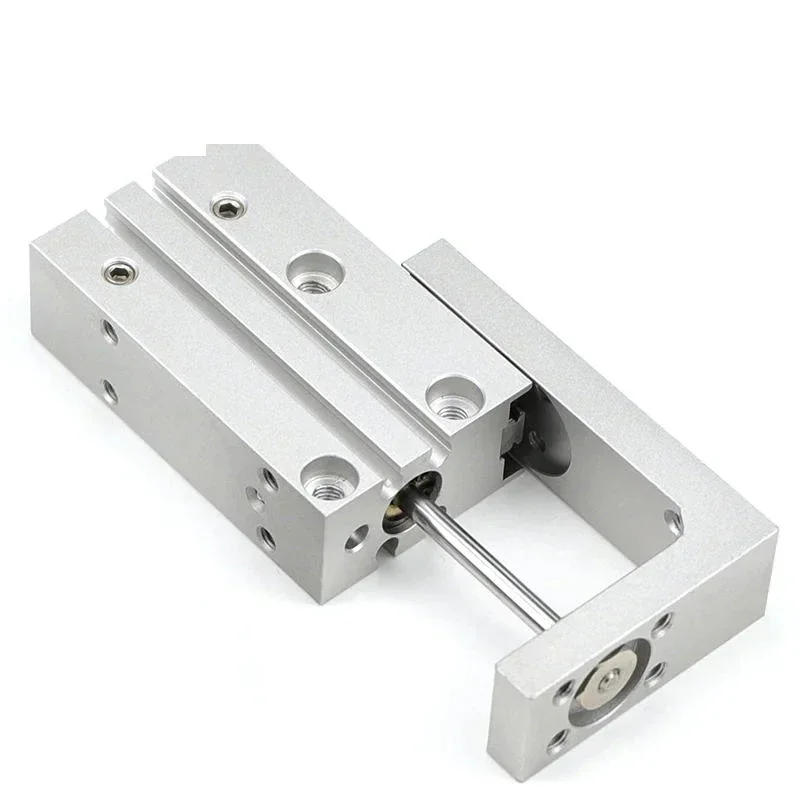 Description Picture 3 of itemMXH/HLH Rail Cylinder MXH6 MXH10 MXH16 MXH20 SMC Type Precision Pneumatic Cylinder Linear Side Rail Guide Rod Cylinder MXH6-10