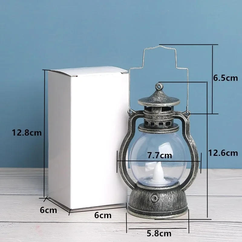 Description Picture 5 of itemHalloween Led Light Hanging Ornaments Festival Bar Home Night Light Halloween Party Decoration Props Small Oil Lamp Lantern