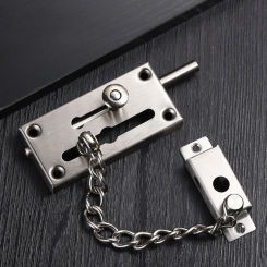 Stainless Anti-theft Chain, Door Chain, Safety Chain, Door Bolt Household Safety Chain Door Bolt Hotel and Hotel Anti Lock Chain