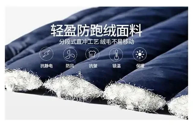 Description Picture 4 of itemMen Spring Jacket Ultra Light Thin 90% White Duck Down Jackets Casual Portable Spring Coat for Men Down Parkas Size M-5XL