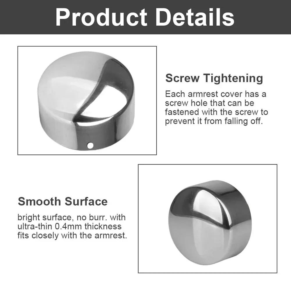 Description Picture 4 of item4pcs 45MM Staircase Handrails Decorating Plug PVC Armrest Accessories Pipe Plug Wall Bracket Round End Caps