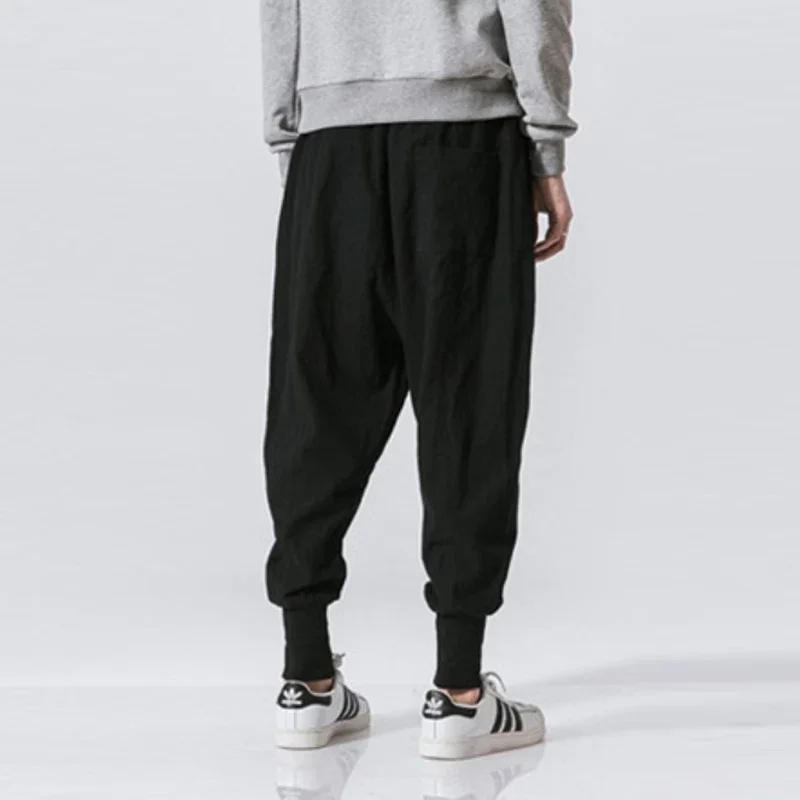 Description Picture 4 of itemMen's Black Red Pants Hip Hop Streetwear Fashion Jogger Harem Trousers Man Casual Sweatpants Male Pants Big Size 5XL