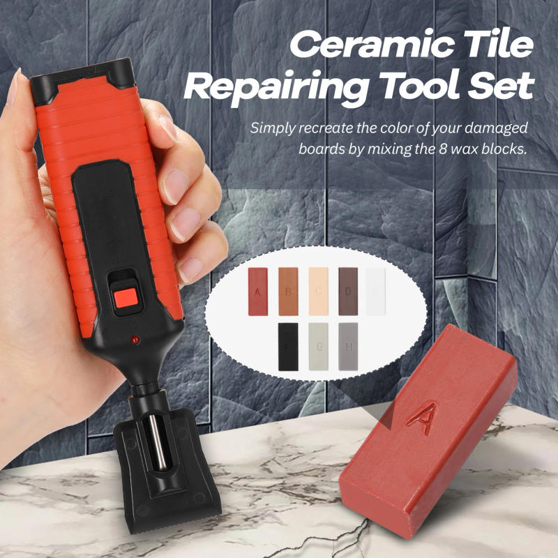 Description Picture 5 of itemCeramic Tile Repairing Tool Set Multifunction DIY Repairing Tool Set Repairing Crack Fill Tile Surface Repairing Tool Home Tools