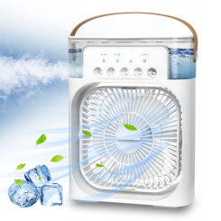 Portable 3 In 1 Fan AIr Conditioner Household Small Air Cooler LED Night Lights Humidifier Air Adjustment Home Fans