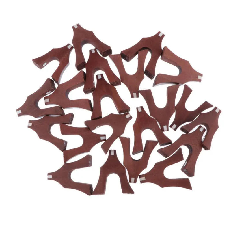 Description Picture 4 of itemProfessional Wooden Guzheng Bridges Set Chinese Zither Accessories Redwood