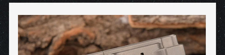 Description Picture 5 of itemEDC Titanium Alloy Square Box Large Hinge Thick Shell Windproof Gift Hiking Handle Outdoor Camping Portable Tools