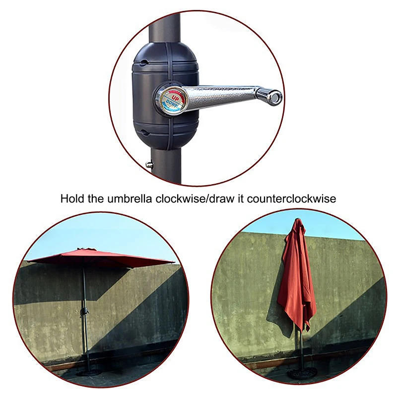 Description Picture 3 of itemParasol Shaker Crank Handle Patio Umbrella Crank Handle Umbrella Accessories Patio Outdoor Replace Umbrella Patio Parts