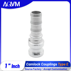 Type E Camlock DN25 1 Inch 304SS Quick Release Coupling High Pressure Chemical Pipe Acid Resistant Industrial Hydraulic Fittings