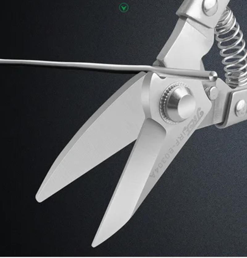 Description Picture 4 of itemJRF Stainless Steel Scissors Tin Snips Metal Sheet Cutting Scissor PVC Pipe Cutter Professional Industrial Shears