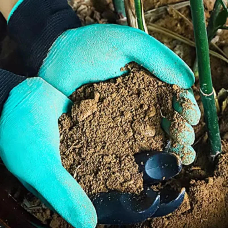 Description Picture 6 of item10/2PCS Gardening Gloves with Claws Non-slip Digging Gloves Wear-resistant Work Gloves Flower Planting Labor Protective Gears