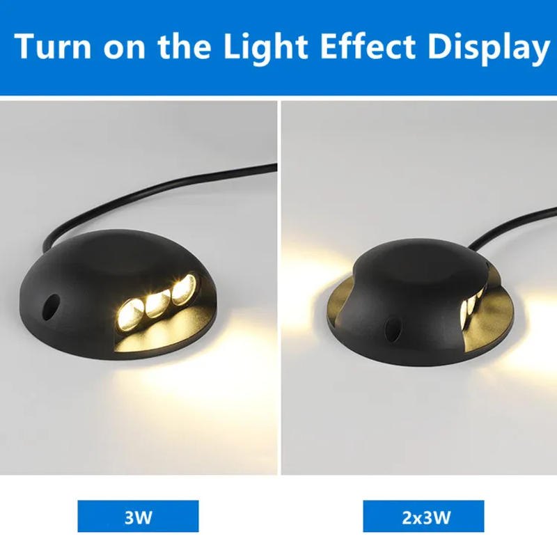 Description Picture 3 of itemLED Underground Lamp 3W 6W Recessed Garden Lights Decking Outdoor Flooring DC12v Spotlight 220V Sidewalk Landscape Lighting 110V