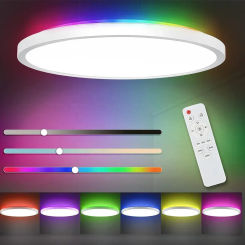 Modern LED Ceiling Light Remote Intelligent Remote Control Graffiti Pendant Light Dimming Colour Dimming For Bedroom Living Room