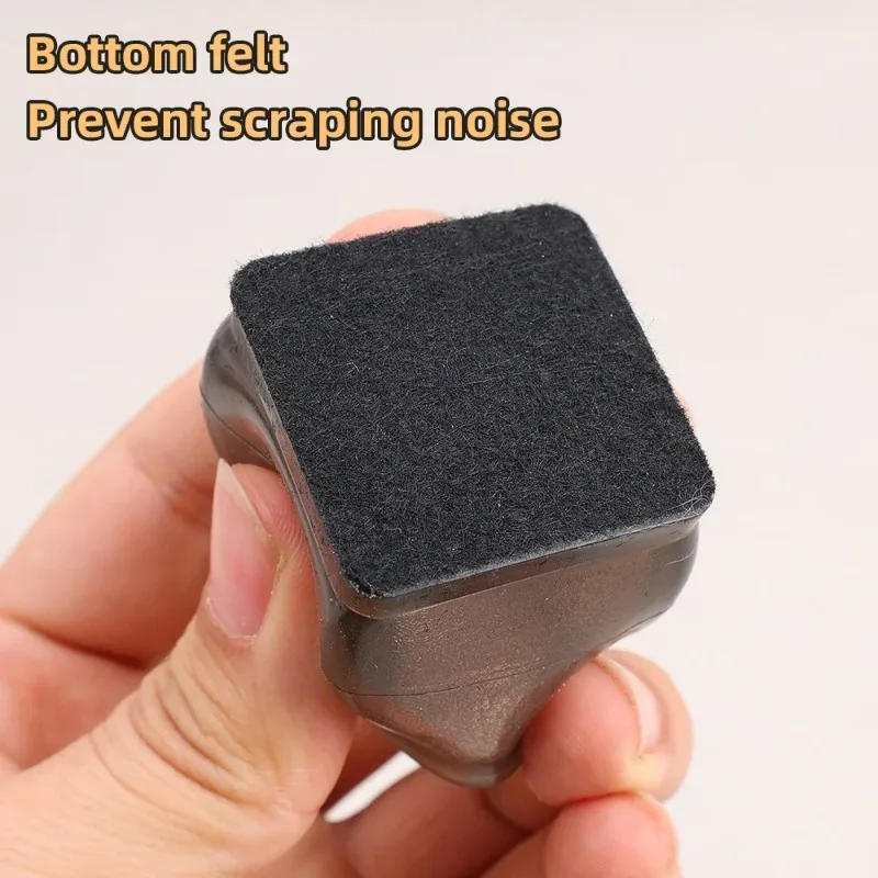 Description Picture 6 of item12/1pcs Silicone Chair Cover Round Floor Protector Table Leg Cups with Felt Mat Non-slip Furniture Foot Protectors Home Decor