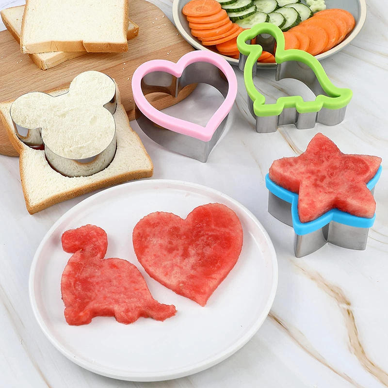 Description Picture 6 of itemSandwich Cutters for Children Food Cookie Bread Mold Maker Fruit and Vegetable Shapes Cutting Mould Baking Tools for Kids