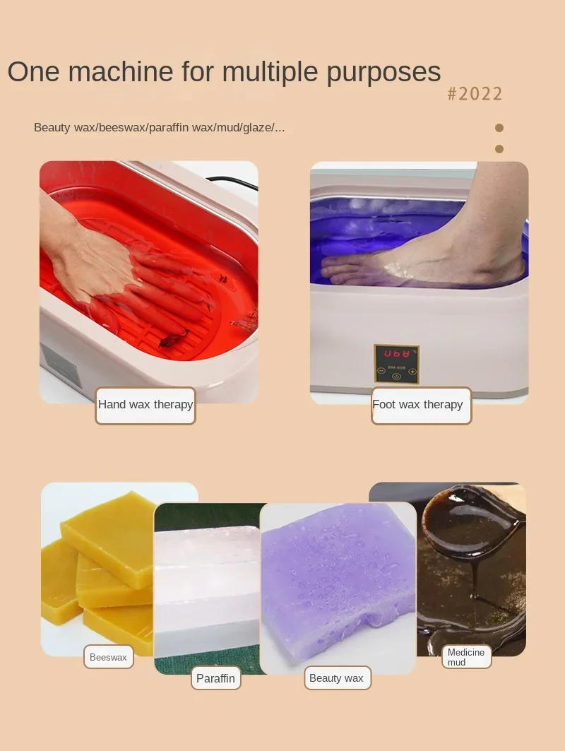 Description Picture 4 of item110V/220V beauty salon hand wax machine 4000ml hand wax therapy machine hand film honey wax heater household melting machine
