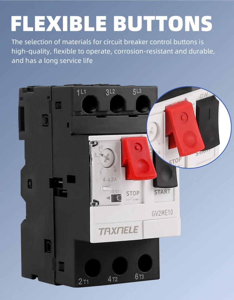 Description Picture 3 of itemGV2ME GV2 Motor Starter Protector Motor Circuit Breaker Overload Short Circuit Protection 3P Thermal Magnetic MPCB GV2-ME