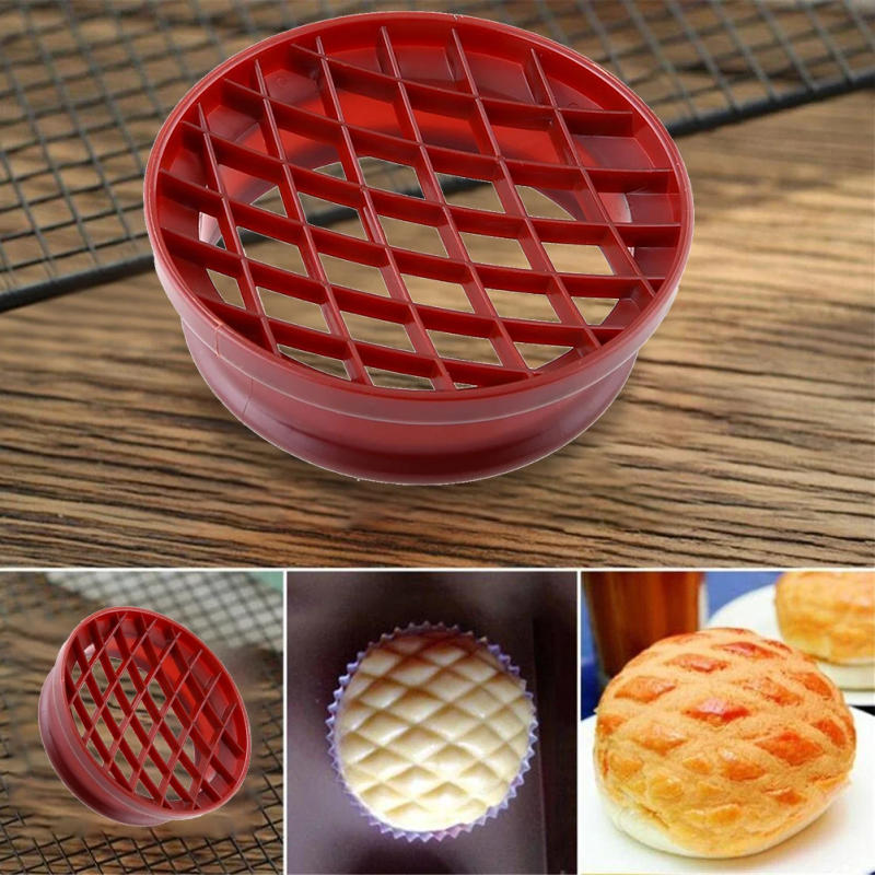 Description Picture 6 of itemBread Pineapple Shaped Mold Pastry Cutter Dough Cookie Press Cake Biscuit Stamp Moulds Kitchen Baking Tools