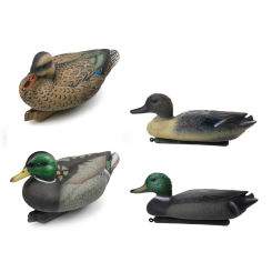 GUGULUZA 3D Lifelike Floating Plastic Mallard Duck Decoy Deadly Hunting Shooting Fishing Lures Decoy Outdoor Activities Ornament