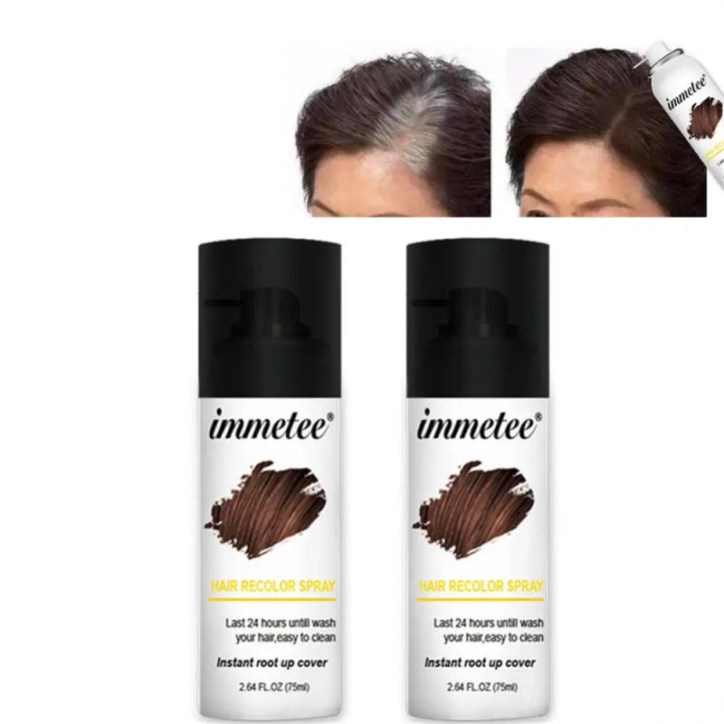 Description Picture 3 of itemHair Dye Complementary Color Spray Temporary Long Lasting Cover Gray Hair Natural Color Not Hurting Hair Coloring