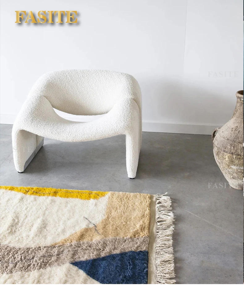 Description Picture 4 of itemSofa Living Room Sofas Chair Home Furniture Living Room Chairs Nordic Style Single Designer Light Simple Leisure Creative