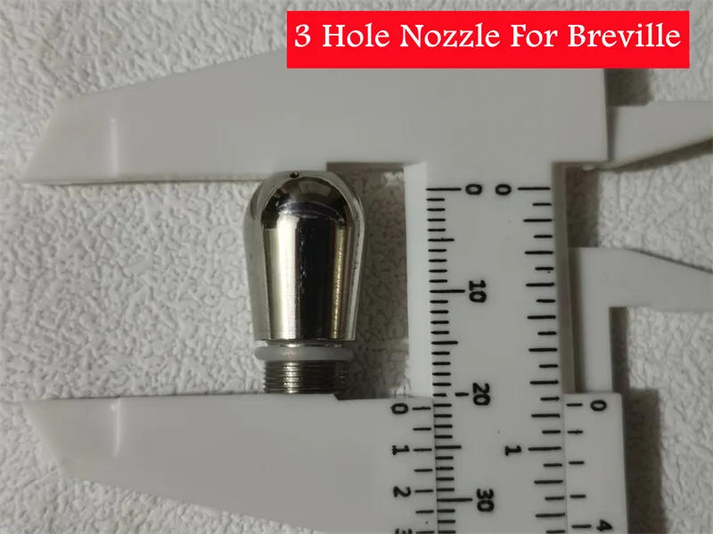 Description Picture 2 of itemFor Breville 3-4-Hole Coffee Machine Steamer Coffee Maker Steam Nozzle Milk Foam Tip Accessories Foaming Replacement