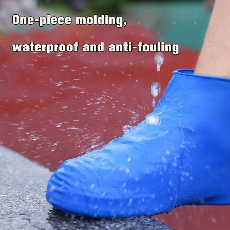 Description Picture 6 of itemWaterproof Silicone Shoe Covers Reusable Non-Slip Rain Shoe Covers Anti-Slip Rain Boots Outdoor Rainy Day Protectors Shoes Cover