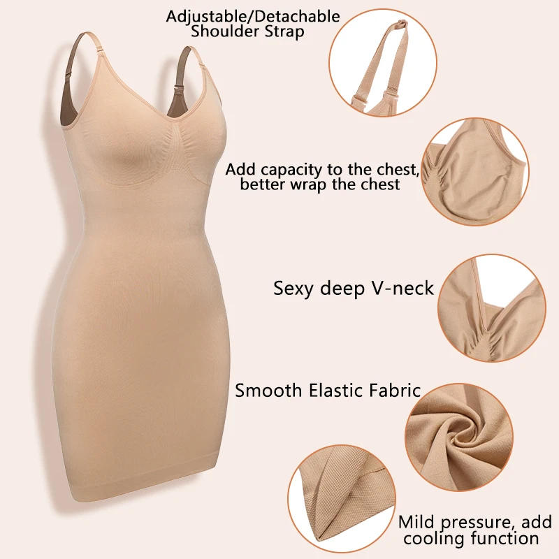 Description Picture 6 of itemWomen Body Shapewear Corset Shaper Ladies Sexy Lingerie Underwear Hip Abdomen Corset Summer Thin One-Piece Bodysuit Shapewear