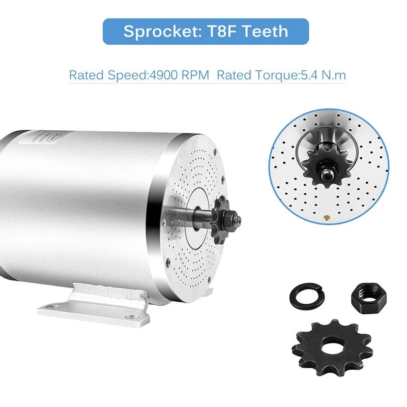 Description Picture 5 of itemKunray Electric Bike Brushless Motor with Controller Conversion Kits 36V 1000w  with Pedal for Scooters Go-Karts Motor 3000w 72v