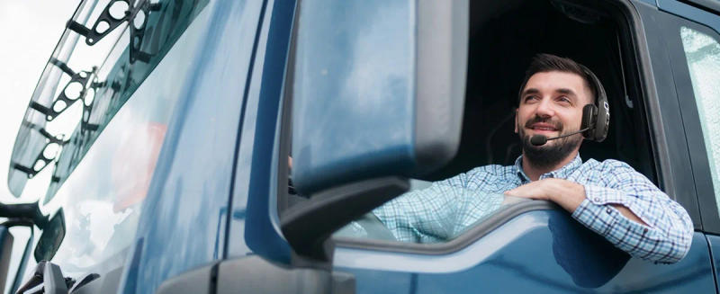 Description Picture 3 of itemBluetooth Headset with Microphone, Trucker Bluetooth Headset with AI Noise Cancelling & Mute Button, Wireless On-Ear Headphones