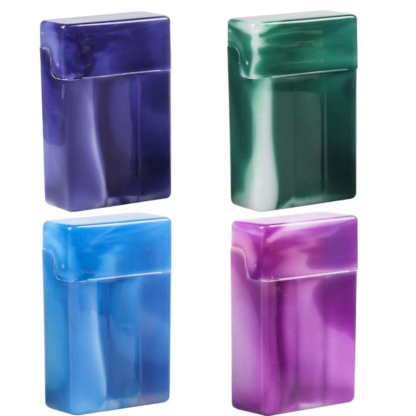 Description Picture 6 of itemPortable Multifunctional Plastic Cigarette Case Men Flip Lid Cigarette Case Lighter Storage Box Cigarette Case
