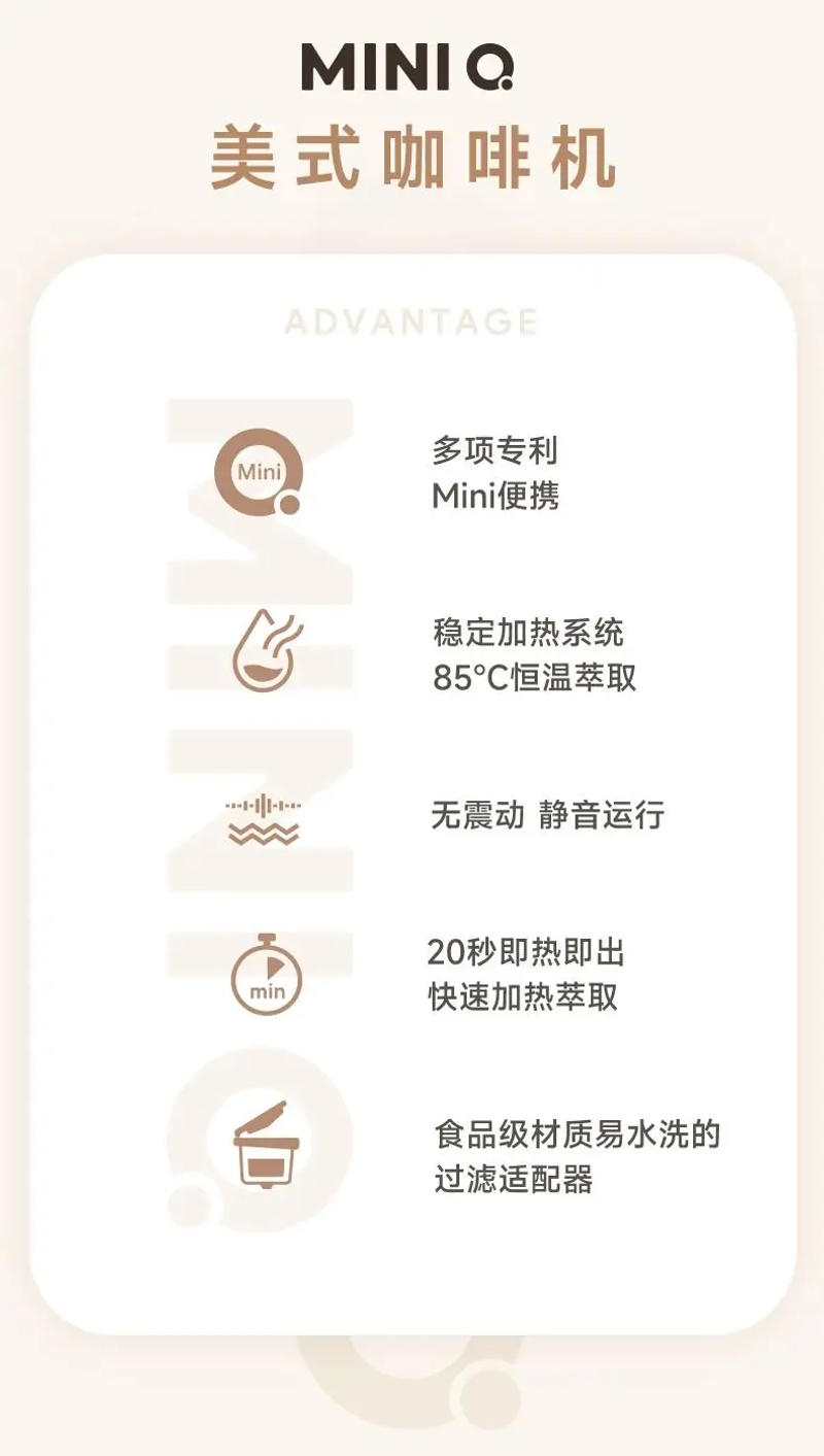 Description Picture 5 of itemCoffee Maker Americano Mute Home Office Portable Automatic heating cleaning Food Grade Filter Intelligent Tea Maker