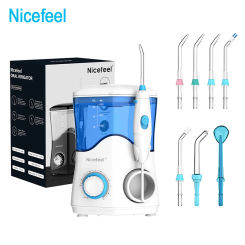 600ml Water Dental Flosser Oral  Irrigator Dental Care Kit Teeth Cleaner Water Pick with 7 Nozzles For Teeth Whitening