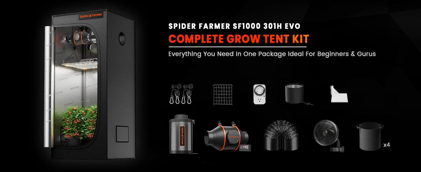 Description Picture 3 of itemGrow Tent Kit Complete 3x3x5 SF-1000 Samsung , Grow Tent Complete System Grow