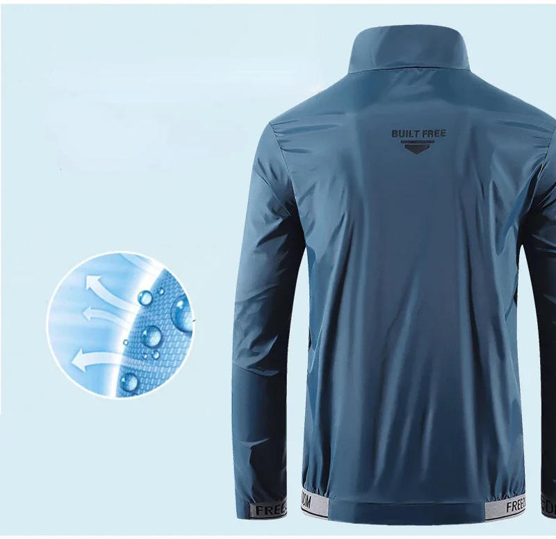 Description Picture 4 of itemSpring And Summer Jacket Sun Protection Loose Casual Riding Breathable Men'S Thin Section Windbreaker Downhill Motorcycle