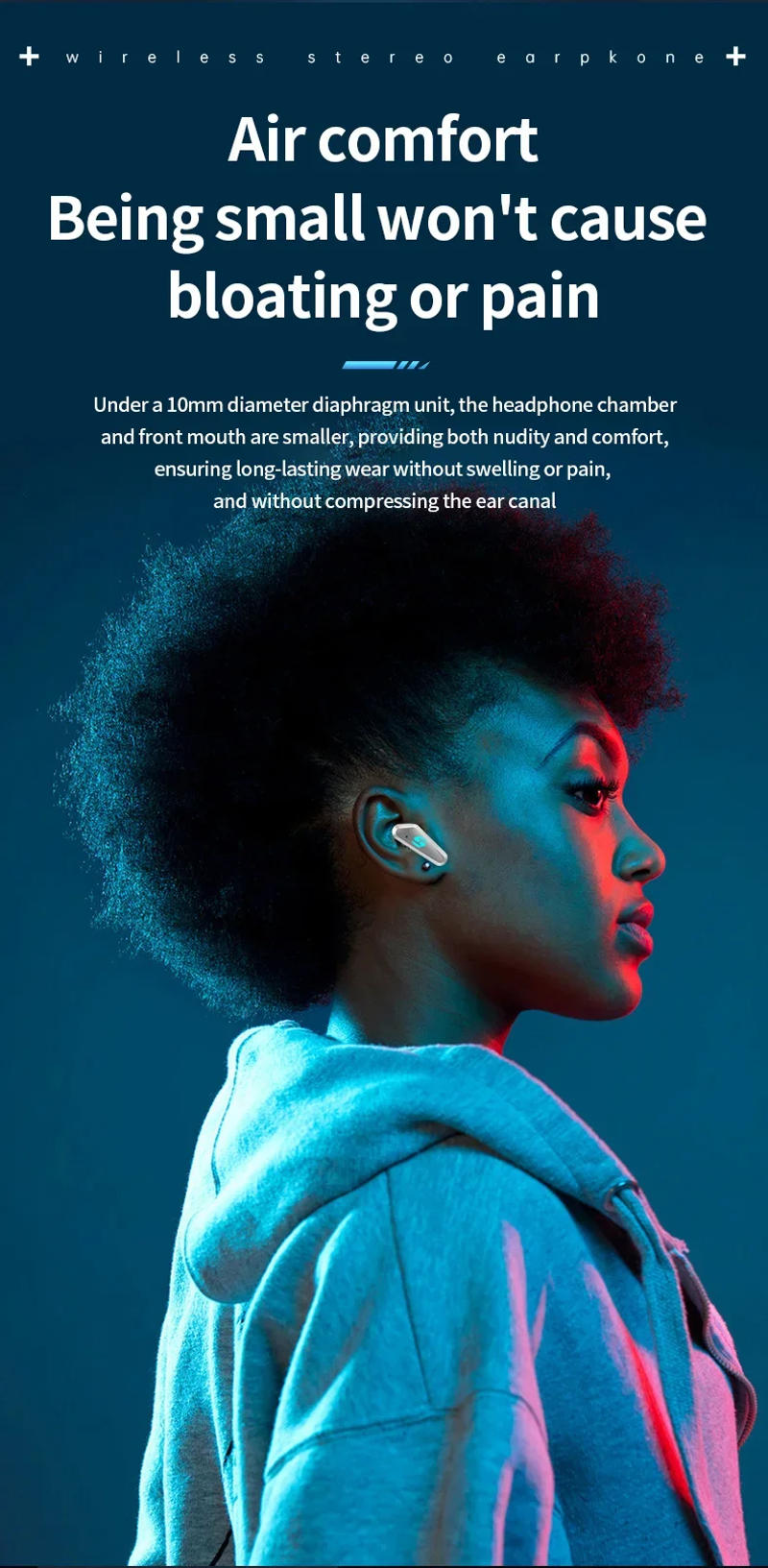 Description Picture 4 of itemX35 Wireless Bluetooth Earphone Headphones Outdoor Sport Headset 5.3 With Charging Bin Display Touch Control Earbuds for Music