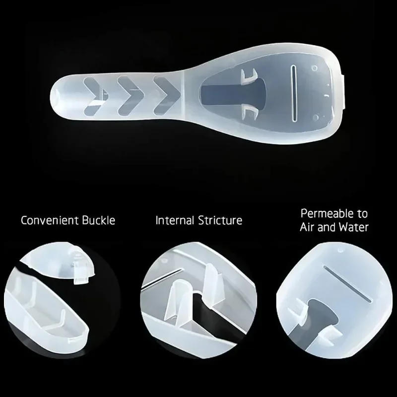 Description Picture 2 of itemPortable Travel Men Manual Razor Protector Plastic Box Cover Container Storage Shaver Holder Protector Case Organizer