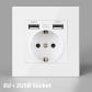 EU 2USB Socket