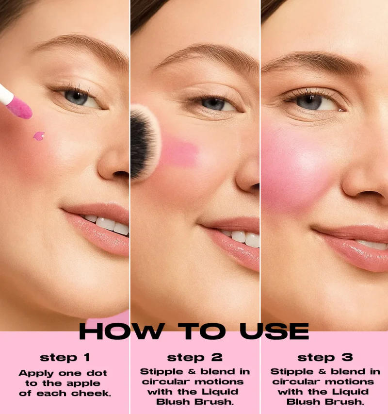 Description Picture 5 of itemYOUNG VISION 3 Matte color Liquid Blush Moisturizing Brightening Rouge Blush Modified Contour to Brighten Skin Tone