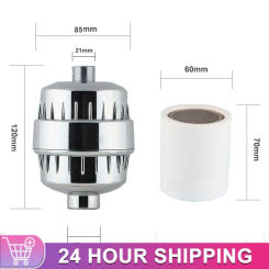 15 Stage Shower Filter - Shower Head Filter - Hard Water Filter Remove Chlorine Heavy Metals and Other Sediments Reduces Dry