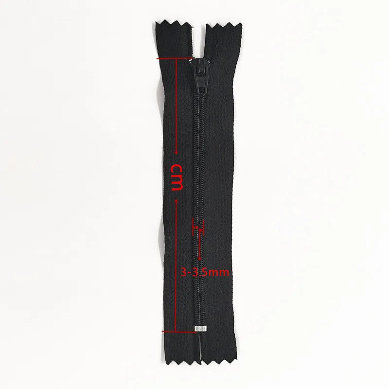 Description Picture 6 of item5Pcs 7.5-60Cm (3Inch-24 Inch) Nylon Coil Zippers Suitable For Clothing (20 Colors)