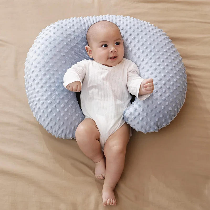 Description Picture 4 of itemNewborn Feeding Pillow Four Seasons Universal Soft Comfortable Waist Support Backing Cushion Pad with Dotted Baby Nursing Pillow