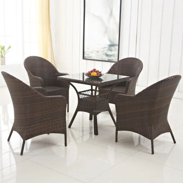 Modern Simple Leisure Armchair Restaurant Table Dining Chair Balcony Coffee Table Square Table Patio Chair Outdoor Furniture Set