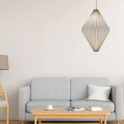 Chandelier Lamp Shade Nordic Style Paper Lantern Shade Creative Folding Pendant Light Shade for Living Room Decor