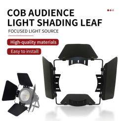 RGBW/5 in1/6 in1 LED Par Lights COB Light-blocking leaves 100W/200W Barn Door custodia in alluminio illuminazione scenica