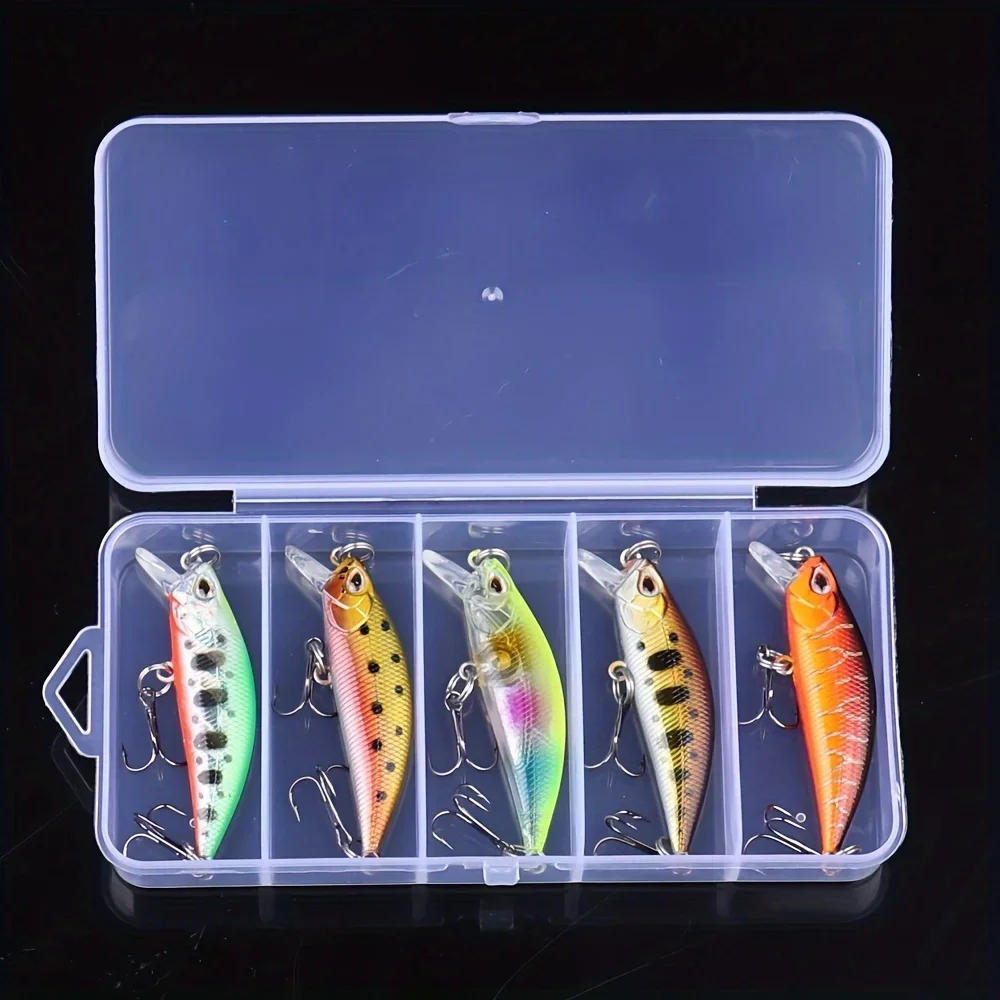 Description Picture 6 of item5pcs 58MM 5.1G Mini Japan Model Sinking Minnow Fishing Lures Jerkbaits Peche Artificial Bait Wobbler Lure for Trout Bass Carp