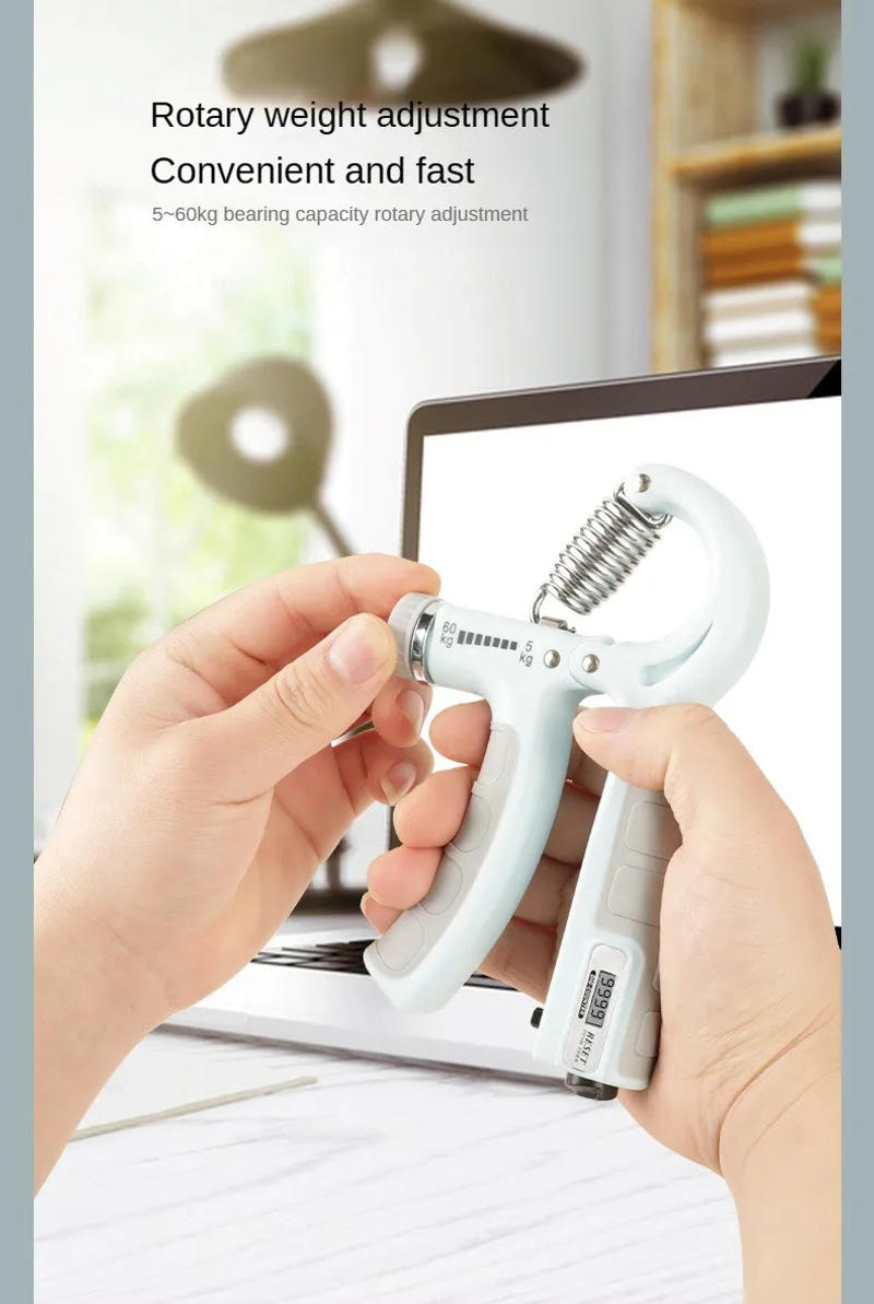 Description Picture 5 of itemHand Grip Strength Gripper Trainer Electronic Counter 5kg-60kg Adjustable Grip Forearm Exerciser Workout Hand Strengthe